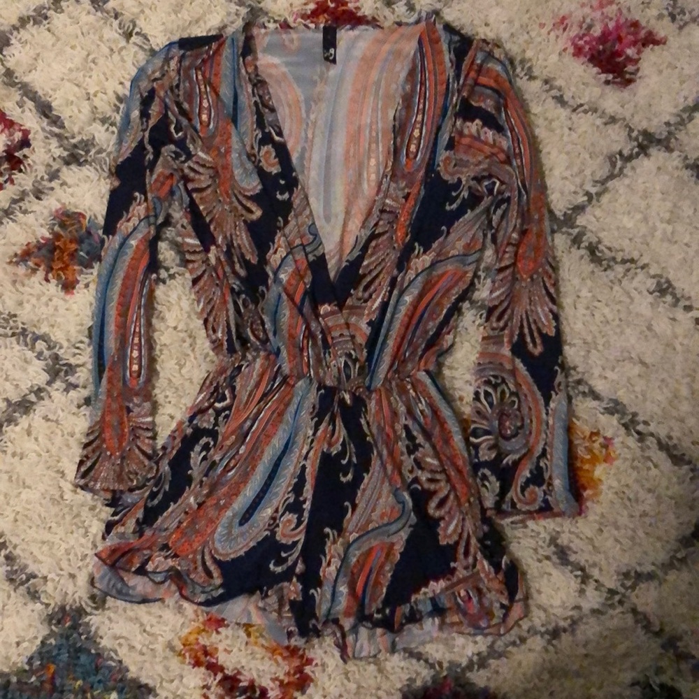 Long sleeve romper
